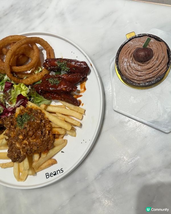 高質人氣落地窗cafe@Beans 值得等待⌛️