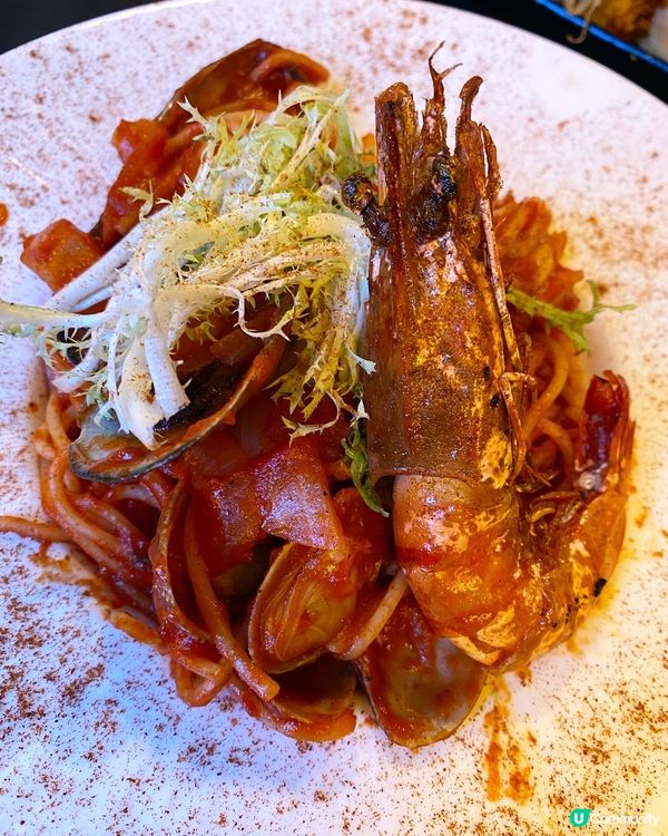 🦐墨西哥風味海鮮蕃茄意粉