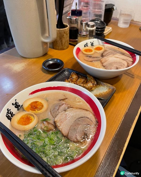 黎到福岡太宰府 即刻去左暖暮拉麵 湯底好濃郁 咁岩仲有個ig...