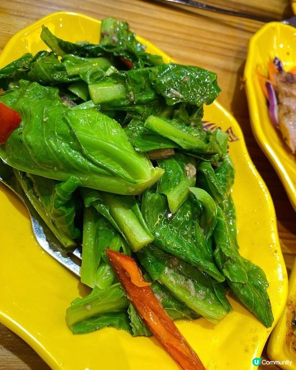 泰式鹹魚炒椰菜苗