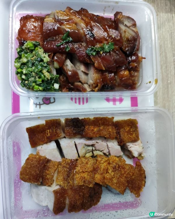 棋哥燒鵝D叉燒、燒肉好好味，由其係燒肉卜卜脆，叉燒有好香荔枝...