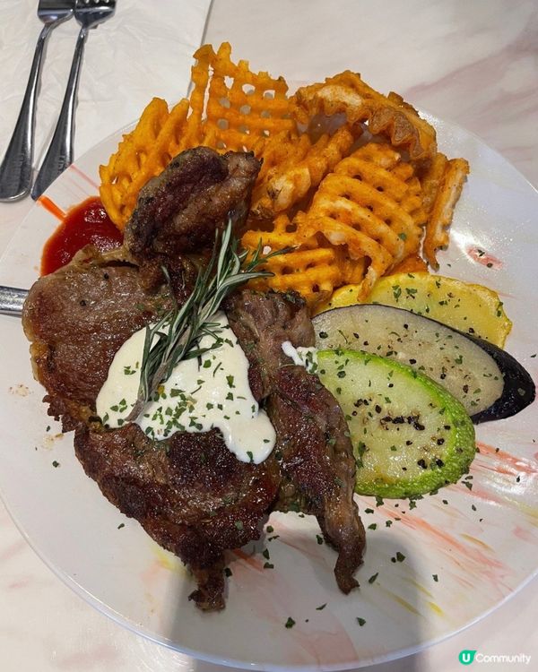 辣根美乃滋伴牛肉眼扒