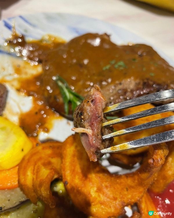 M4美國安格斯配西冷牛扒配黑松露燒汁