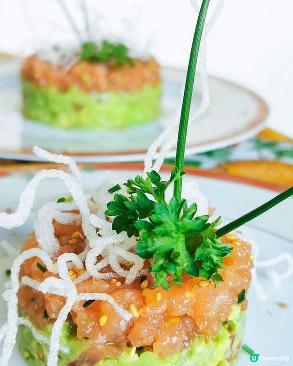 三文魚牛油果他他 