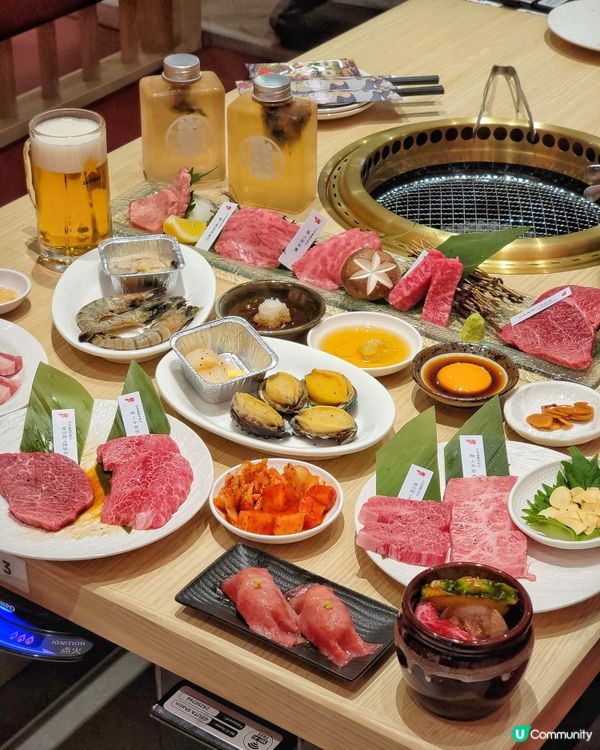 入到黎沙田探店，食嘅係呢間主打日本產黑毛和牛嘅日式燒肉店。呢...