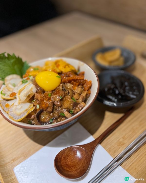 🍚海膽扇貝滷肉飯