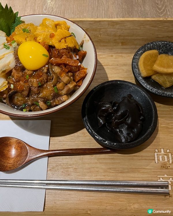 🍚海膽扇貝滷肉飯