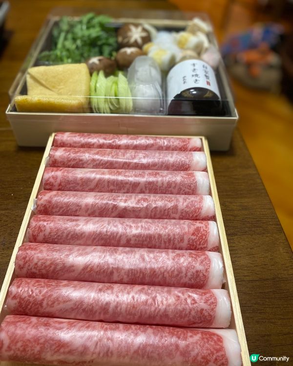 壽喜燒原來好簡單、只要有靚、正的好食材，就能吃出好味道😀