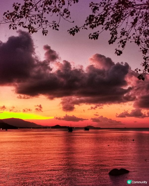 泰國蘇梅島晚霞真靚