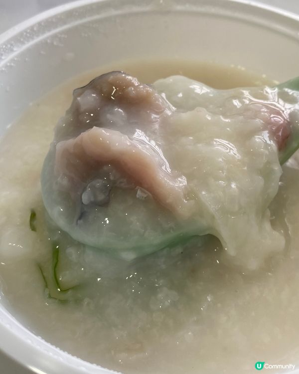 一粥麵的午餐 - 荔灣艇仔粥拼手拉腸粉蔥花叉燒腸粉。