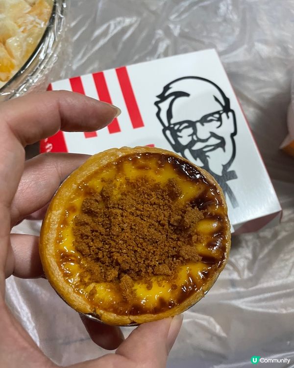 Lotus Biscoff 焦糖脆餅葡撻 @KFC