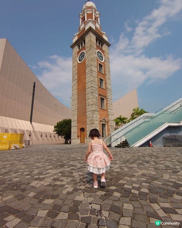 鐘樓下打卡👍🏻天色好影咩都咁靚