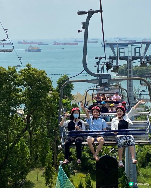 Sentosa 新加坡🇸🇬 呢個地方有好多嘢玩，包括埋Uni...