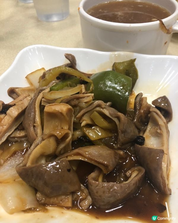 穫氣豉椒豬肚😋配埋粉葛湯