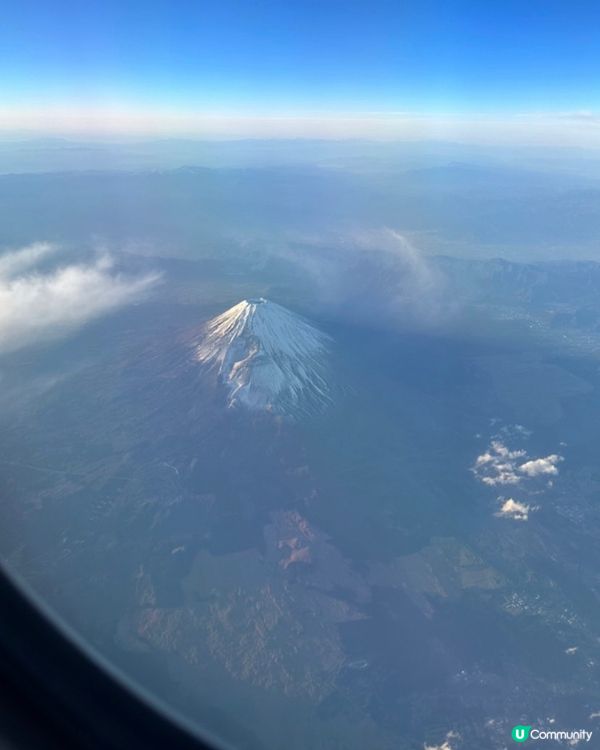 俯瞰富士山嘅宏偉壯觀