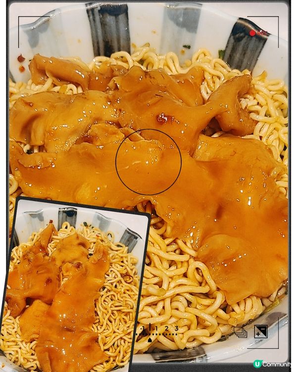 超簡單的一餐，五分鐘攪掂，3分鐘整個撈麵再加花膠，已經食得，...