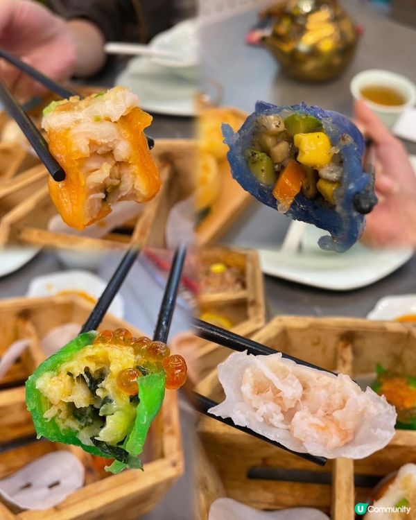 港式點心新派化，其中一間好成功做出打卡點心 就係龍點心