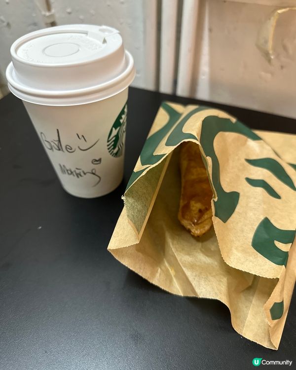 朱古力咖啡☕️牛角酥呢個精神組合，維持咗差唔多一年🥰