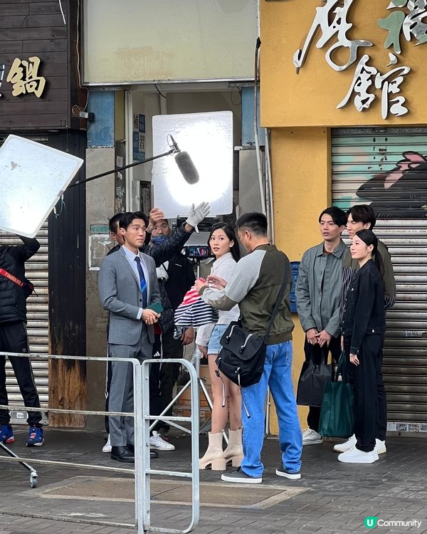 咁岩經過九龍城候王道附近見到拍緊劇😏八卦嘅我梗係走埋去睇下有...