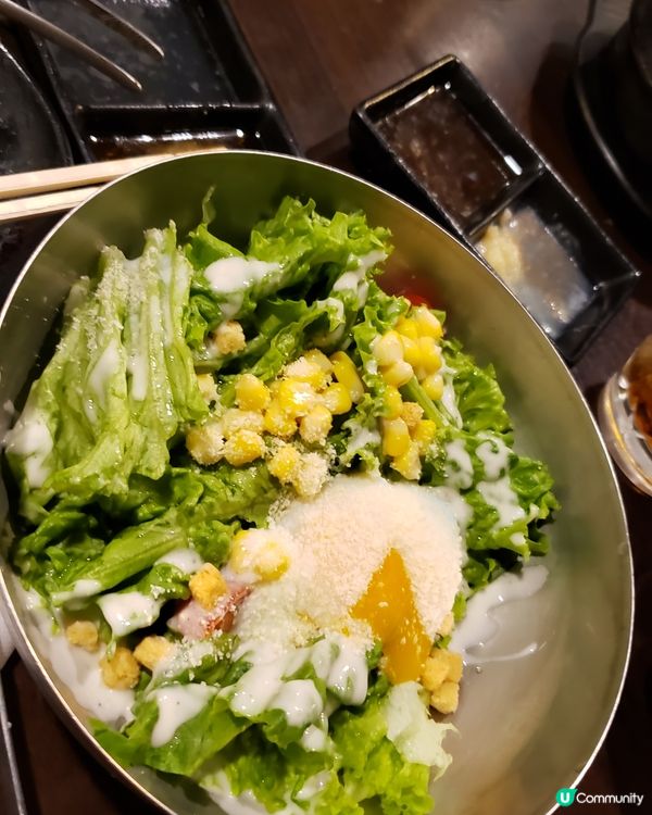 同埋朋友係另一日食嘅日式放題燒肉食到飽到大家都要抱住個肚行😄...