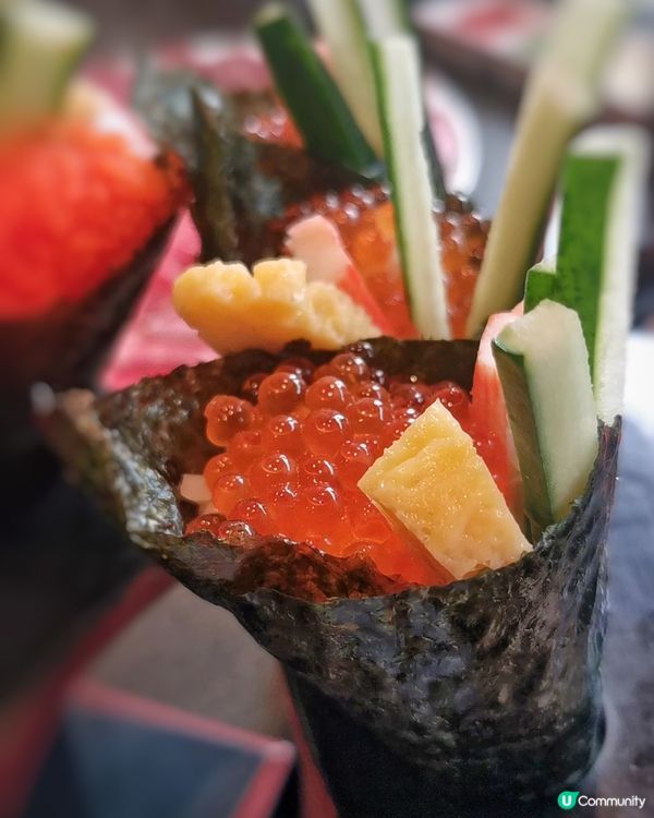 三文魚子加州卷