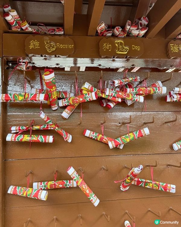 大年初一的時候去了大埔林村許願，一次就能把願望寶碟拋到許願樹...