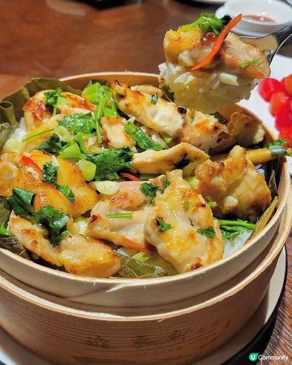 籠仔荷葉陳皮生煎雞飯