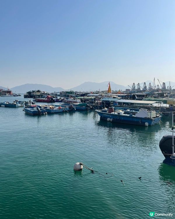 三聖青山灣海濱長廊👍🏻一個不錯的打卡位置🥰感覺好悠閒寫意，同...