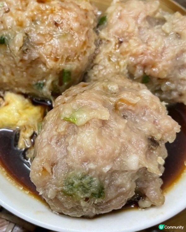 🤤要多喼汁唔該，喼汁同豉油比例鍾意7:3比🤣大大粒牛肉球要襯...