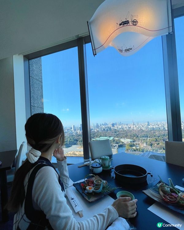 ➰看到皇居及富士山的壽喜燒餐廳🏯🗻➰