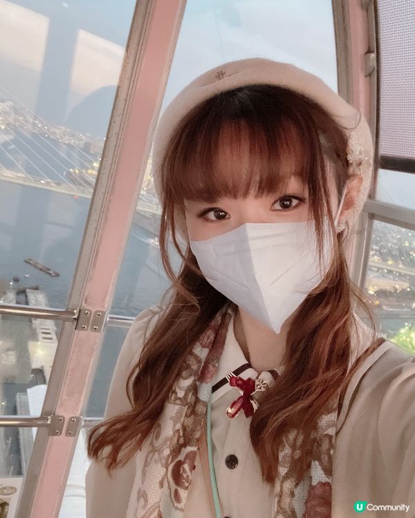 【乘坐摩天輪從高空欣賞大阪港】