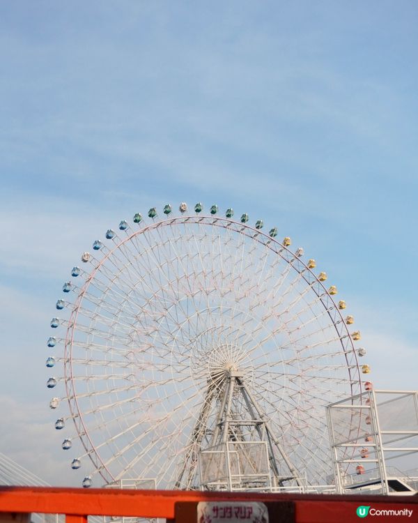 【乘坐摩天輪從高空欣賞大阪港】