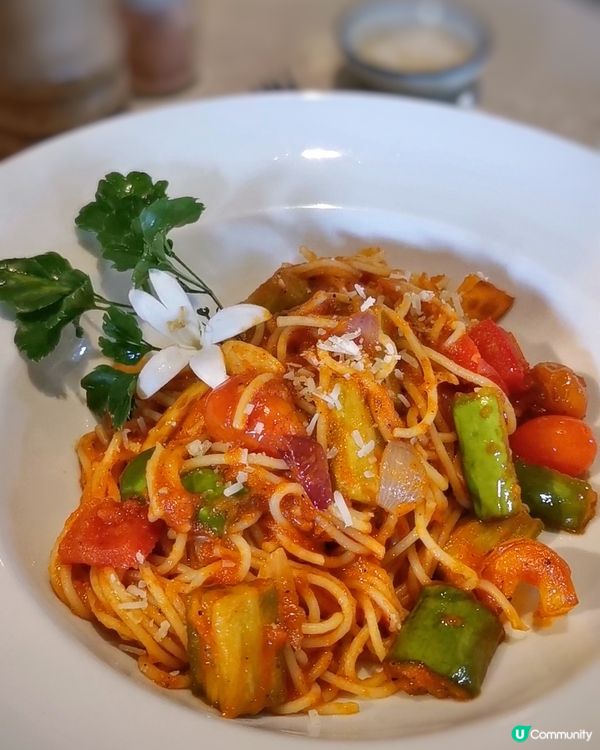 車厘茄茄子意粉