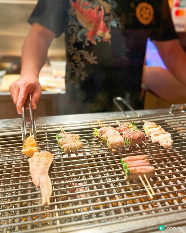 近排鐘意食串燒又去咗食，呢間位於尖沙咀棉登徑，串燒即叫即燒，...