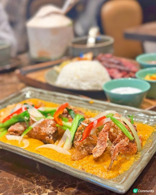 暫時食過最正的咖哩軟殼蟹🦀～Apinara 