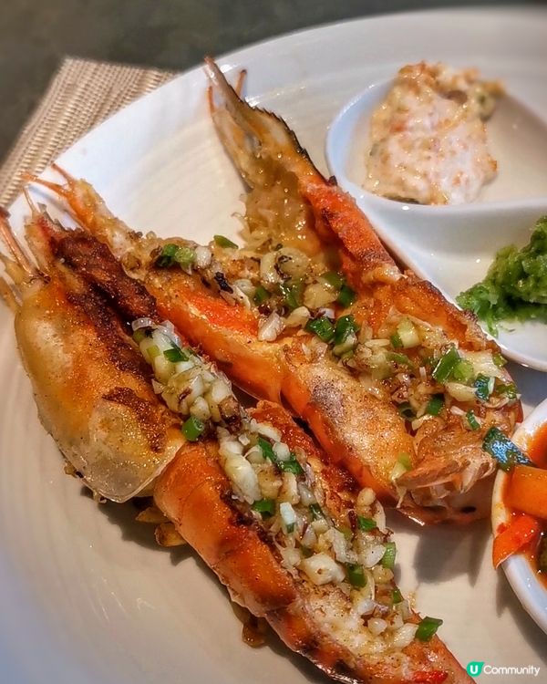 蒜香鐵板燒大頭蝦