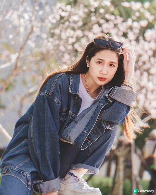 復古港風青春街頭穿搭✨