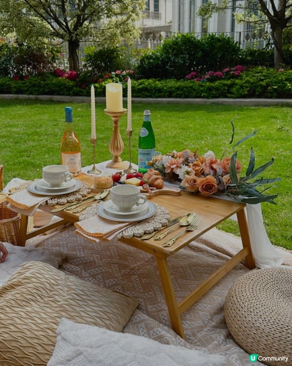 如果家中樓下就是野餐草地