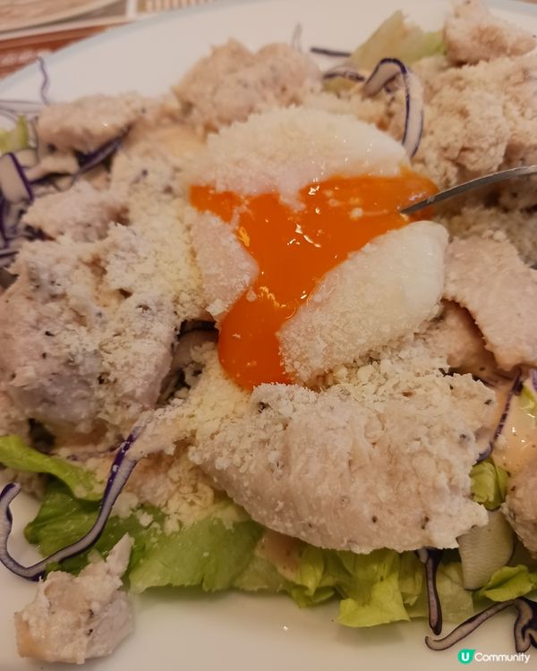 香蒜辣汁野菌西蘭花及沙律