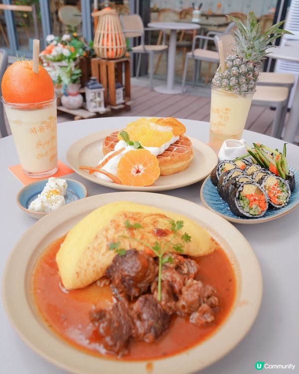 済州みかん丸ごとで超癒し🍊