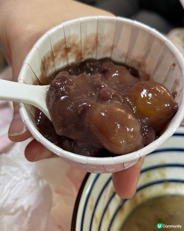 中式糖水湯丸、紅豆沙、綠豆沙