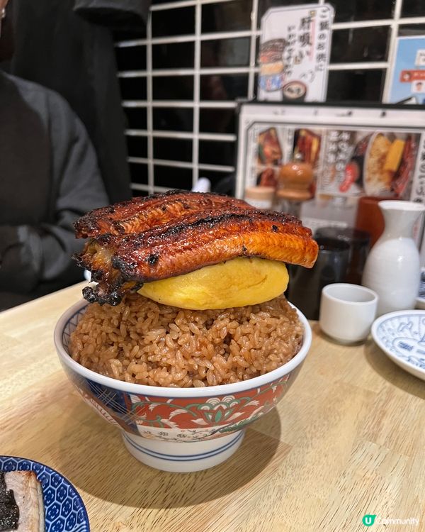 ✤♡ 巨大鰻玉丼 • 視覺味覺同時滿足 ♡✤