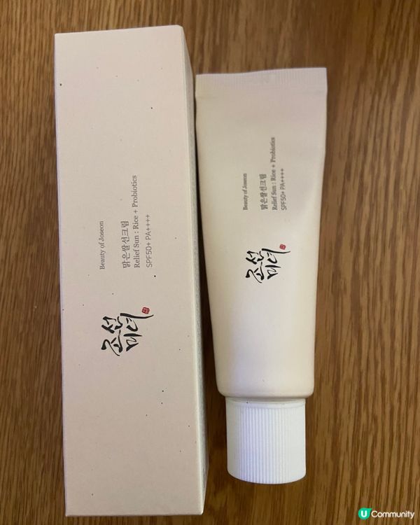 Beauty of Joseon - 米糠水防曬霜 #防曬好物