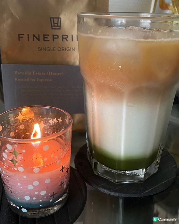 自家製iced matcha latte 🎬 take 1