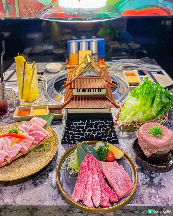 🏯大阪城造型和牛燒肉盛合🔥