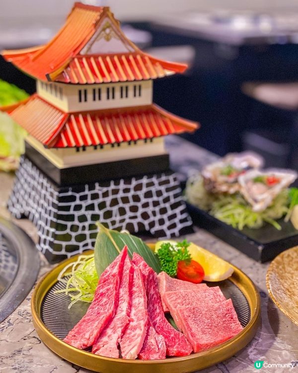 🏯大阪城造型和牛燒肉盛合🔥