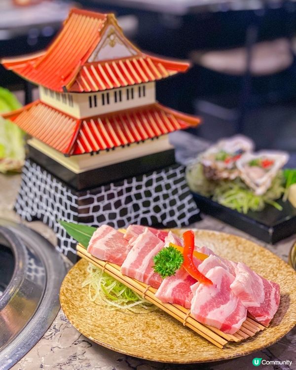 🏯大阪城造型和牛燒肉盛合🔥