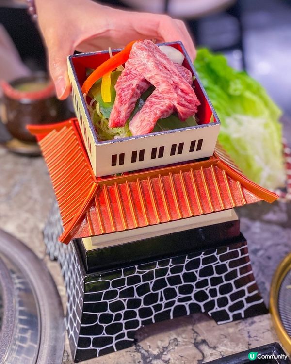 🏯大阪城造型和牛燒肉盛合🔥