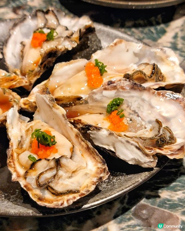 專程黎咗呢間蠔埕食日本蠔同佢地主打嘅備長炭串燒。一早喺Ope...