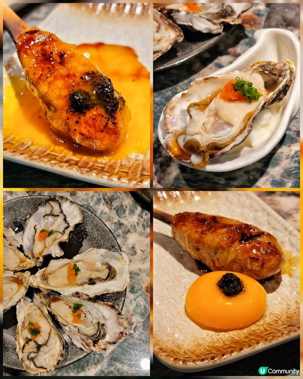 專程黎咗呢間蠔埕食日本蠔同佢地主打嘅備長炭串燒。一早喺Ope...